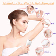 Electric Shaver for Women, Painless Womens Electric Razors 3 in 1 Cordless Lady Shaver, Wet & Dry Rechargeable Bikini Trimmer Body Hair Removal for Legs Arm Armpit - LED Display