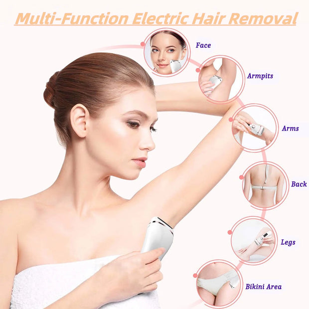 Electric Shaver for Women, Painless Womens Electric Razors 3 in 1 Cordless Lady Shaver, Wet & Dry Rechargeable Bikini Trimmer Body Hair Removal for Legs Arm Armpit - LED Display