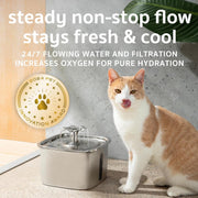 Veken Stainless Pet Water Fountain