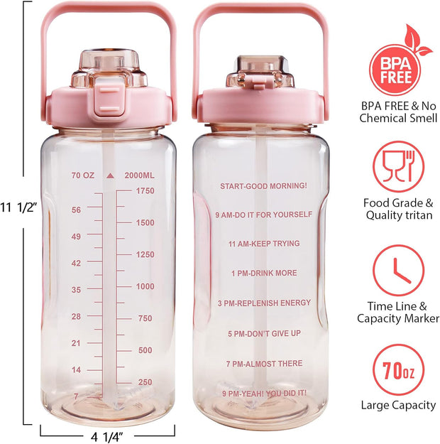 Chokoter Motivational Water Bottle