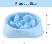 MateeyLife Slow Feeder Dog Bowl Set