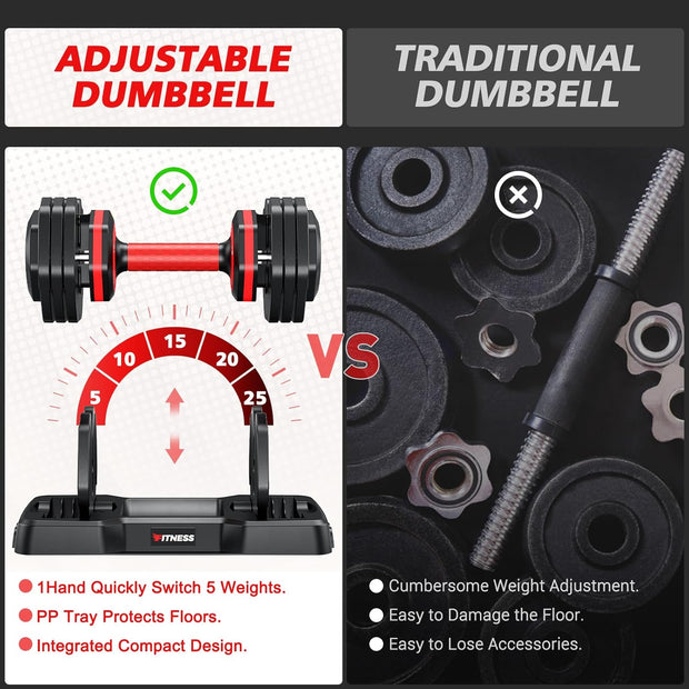 FlexiFit Adjustable Dumbbells
