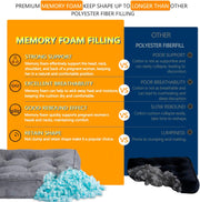 Comfy Memory Foam Floor Cushions