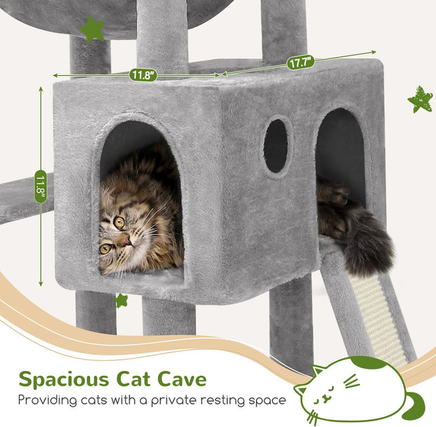 Cozy Castle Cat Tower