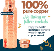 Pure Copper Hydration Bottle