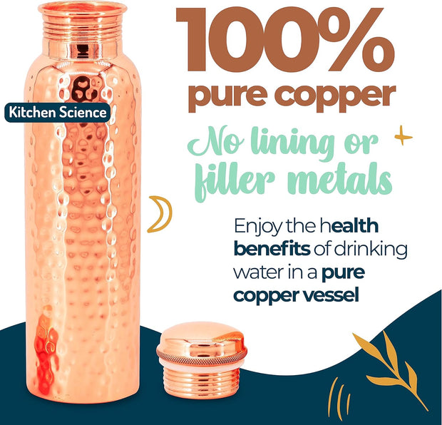 Pure Copper Hydration Bottle