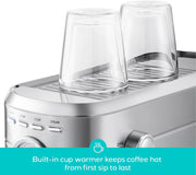 Compact Silver Espresso Brewer