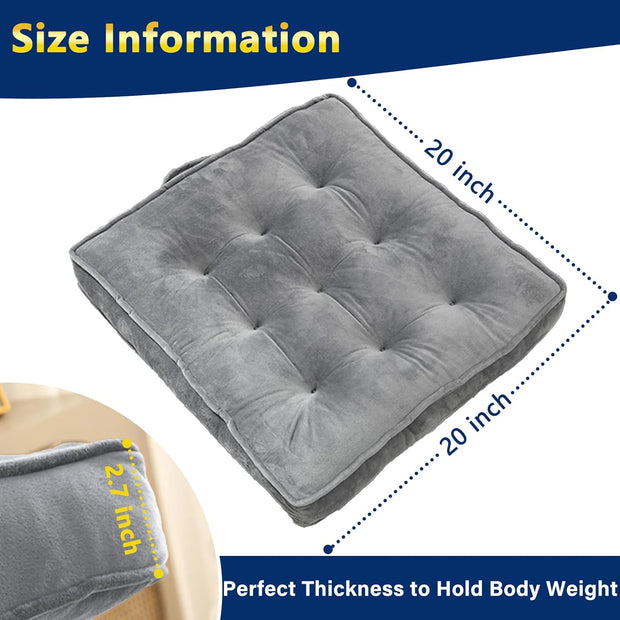 Comfy Memory Foam Floor Cushions