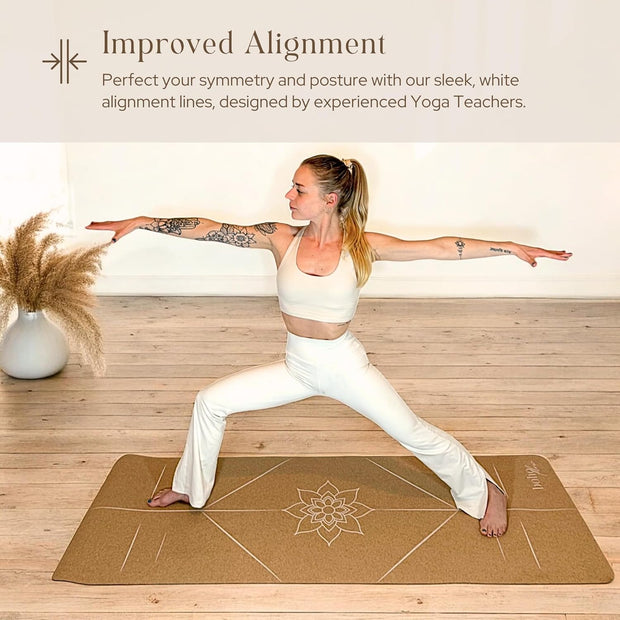 Boho Flow Eco Cork Yoga Mat