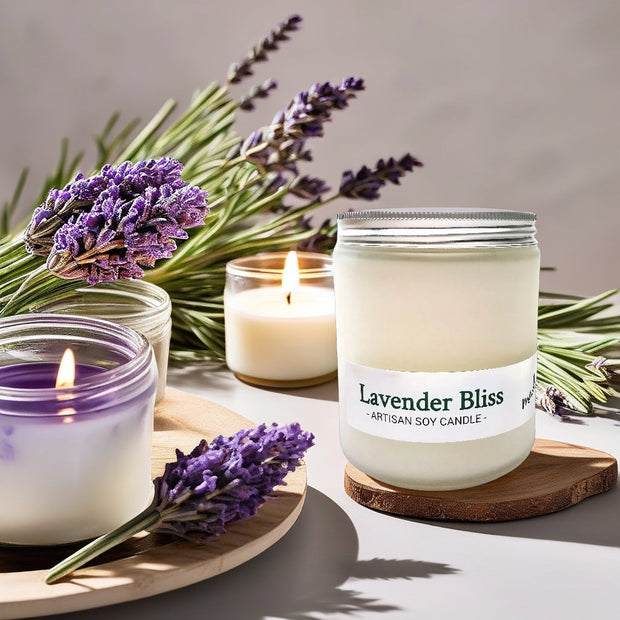 Lavender Bliss Artisan Soy Candle-1